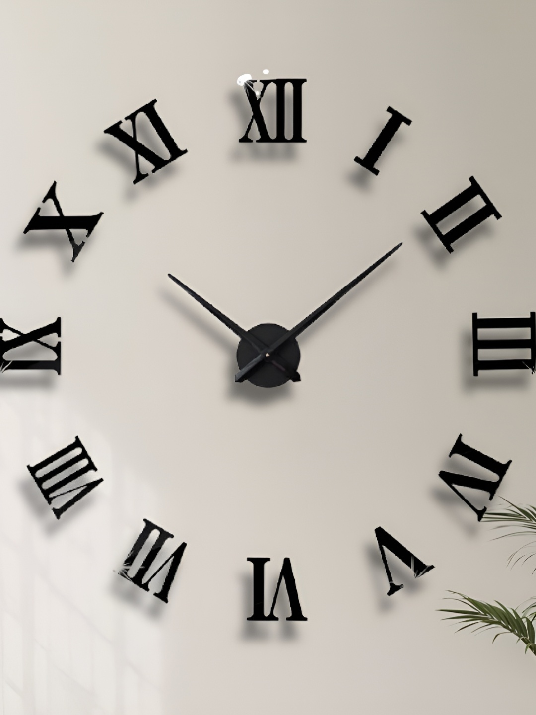

FASTQT Black Analogue Contemporary Wall Clock