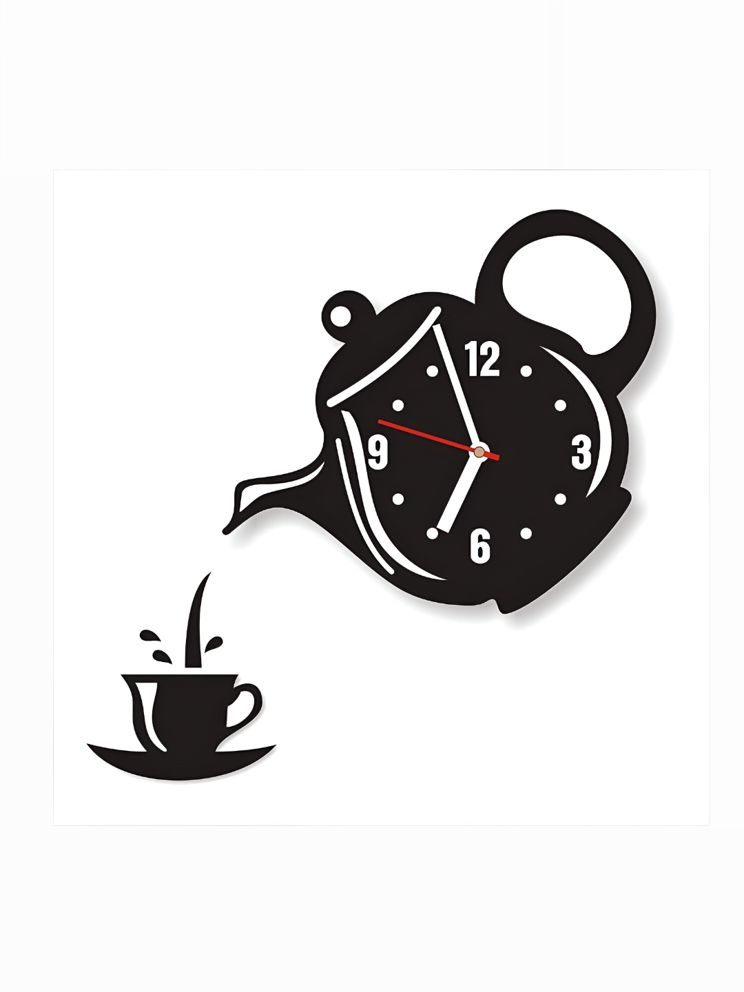 

FASTQT Black & White Analogue Contemporary Wall Clock