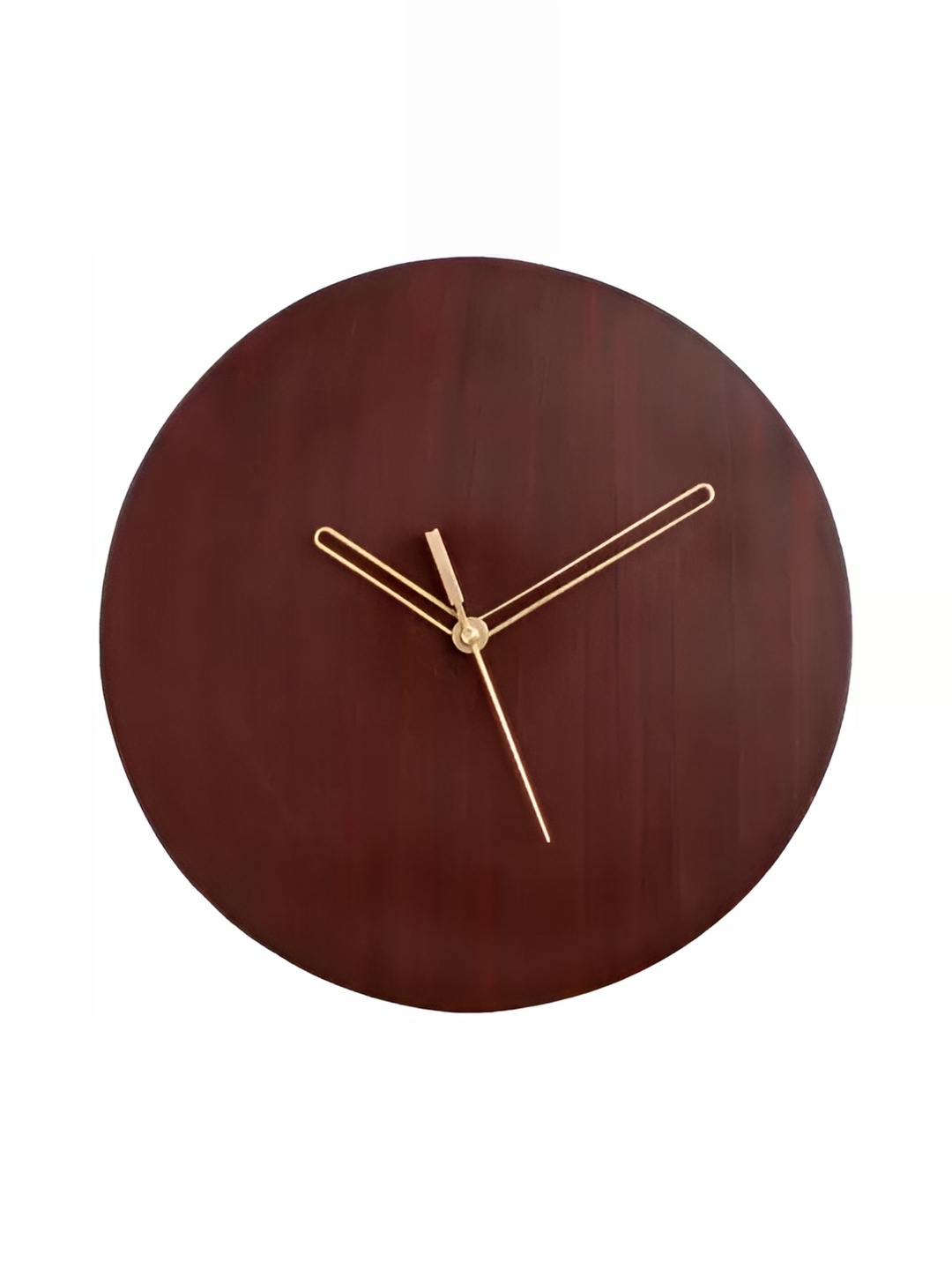 

FASTQT Brown Round Shaped Analogue Wooden Contemporary Wall Clock