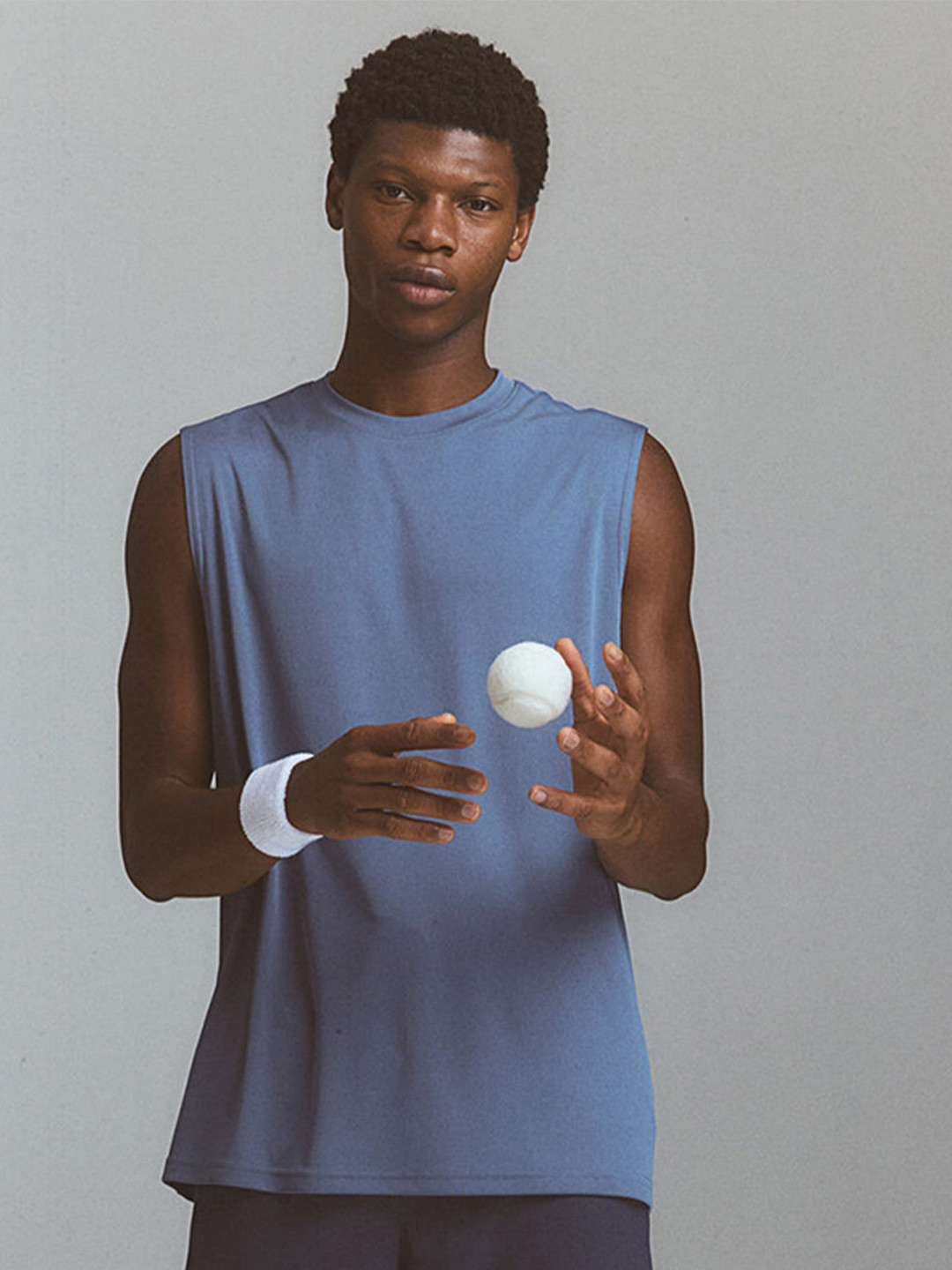 

H&M DryMove Sports Vest Top, Blue