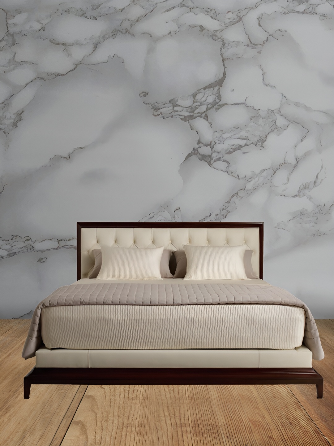 

Asian royal Grey & White Abstract Printed Self-Adhesive Waterproof Wall Sticker