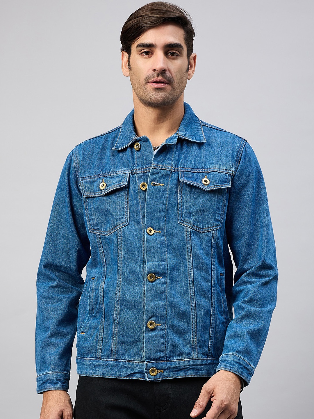 Club York Lightweight Denim Jacket, Blue