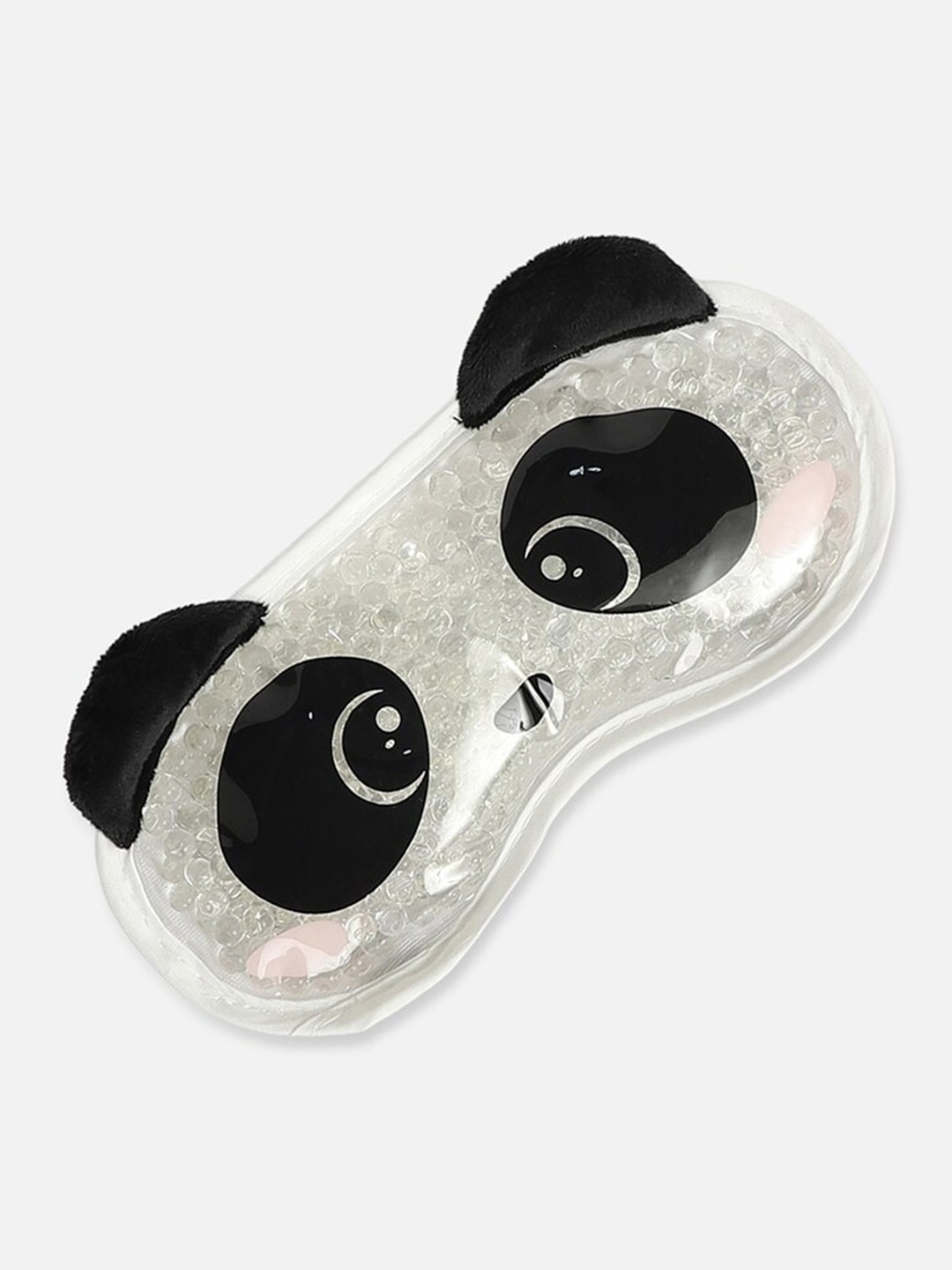 

FOREVER 21 Printed Polyester Eye Mask Travel Accessory, Grey