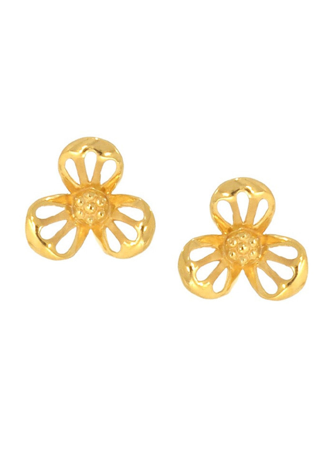 

SENCO 22KT Gold Trillium Earrings-2gm