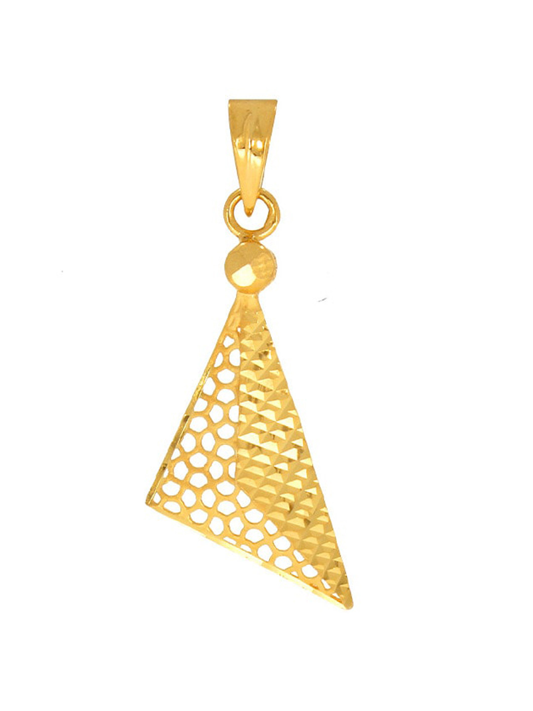 

SENCO 22KT Gold Laser Cut Pendant-1.6gm, Yellow
