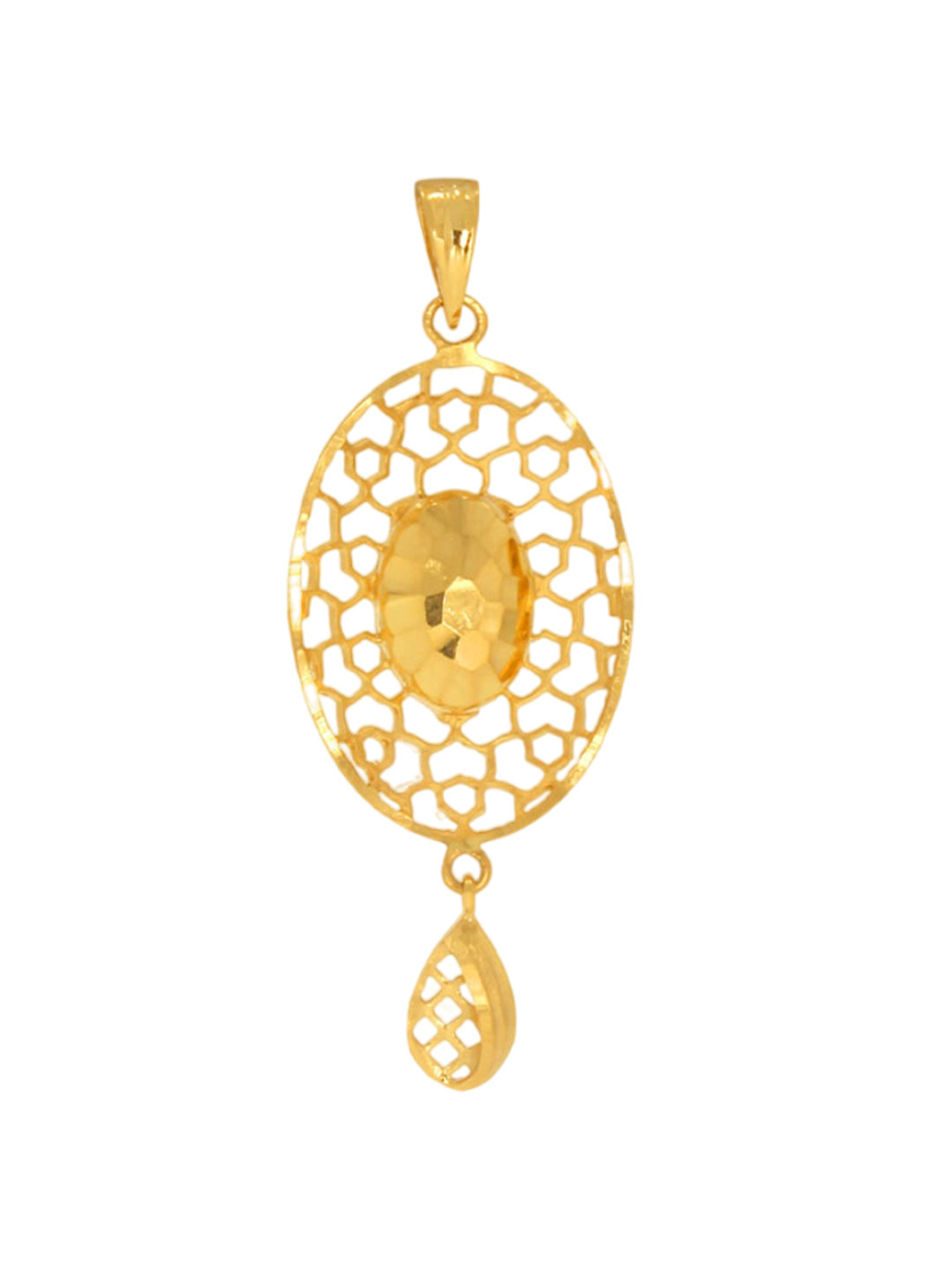 

SENCO 22KT Gold Turtle Laser Pendant-3.1gm