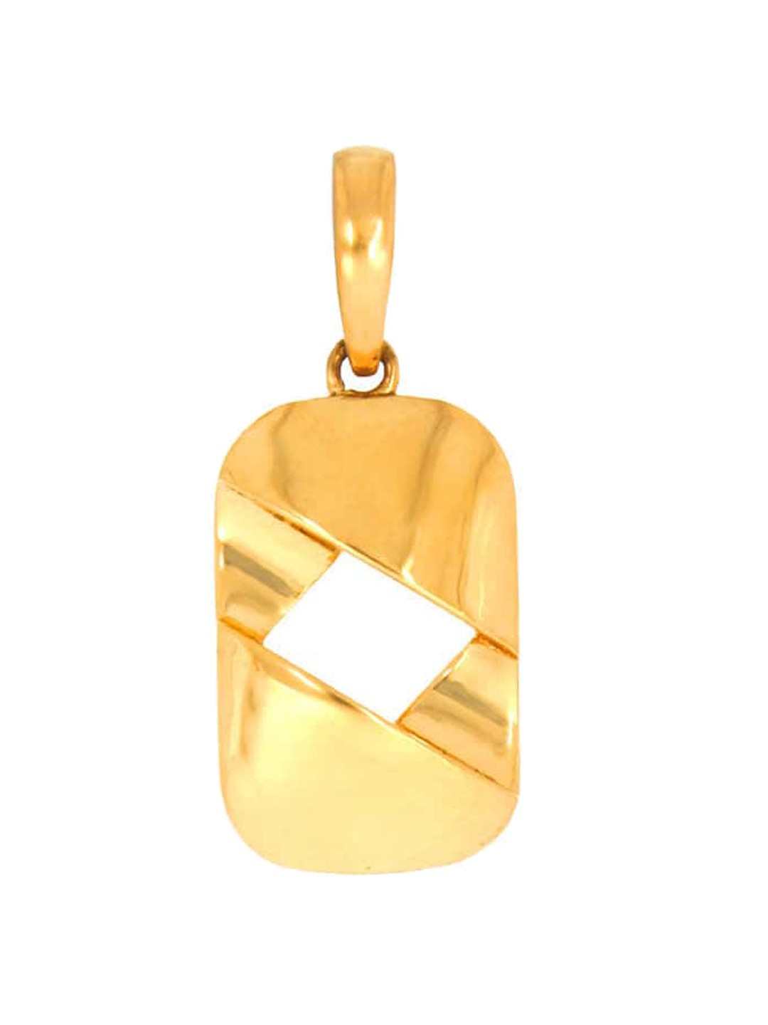 

SENCO 22KT Gold Abstract Pattern Pendant-3.0gm, Yellow