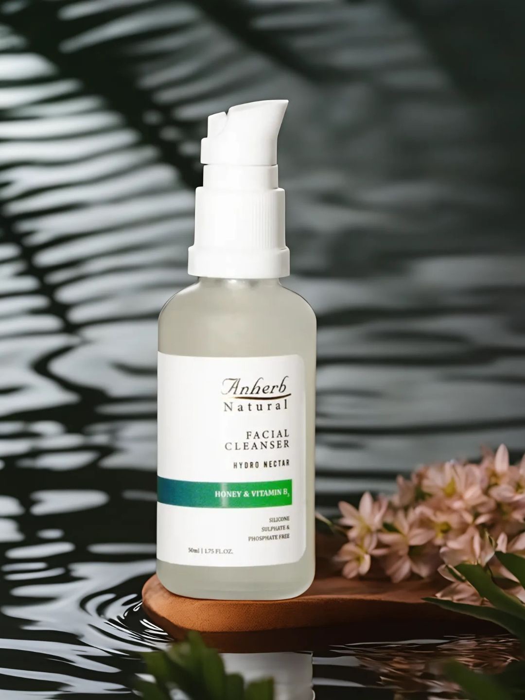 

Anherb Natural Hydro Nectar Facial Cleanser With Honey - 50ml, White