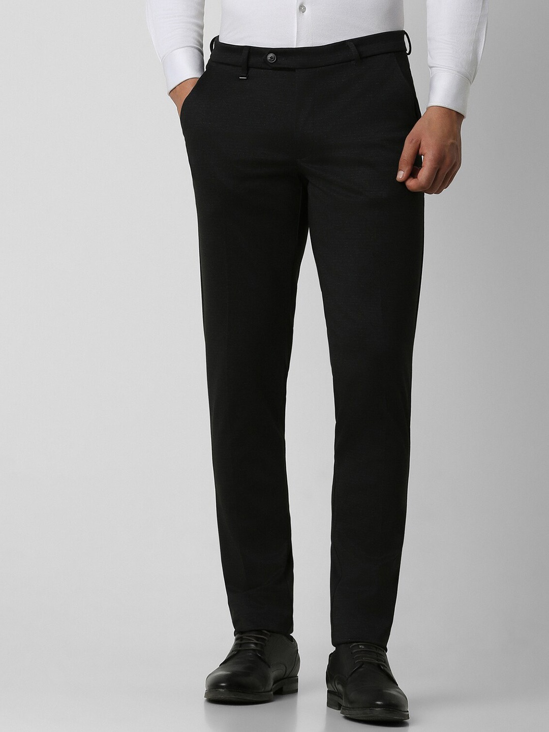 

Van Heusen Men Ultra Slim Fit Trousers, Black