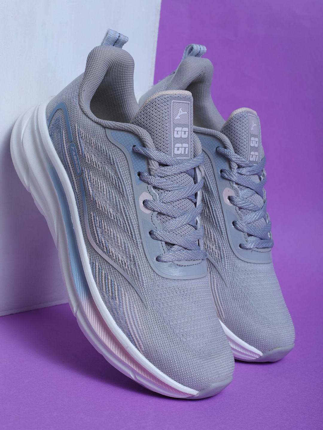 

ABROS Women Running Shoes, Grey