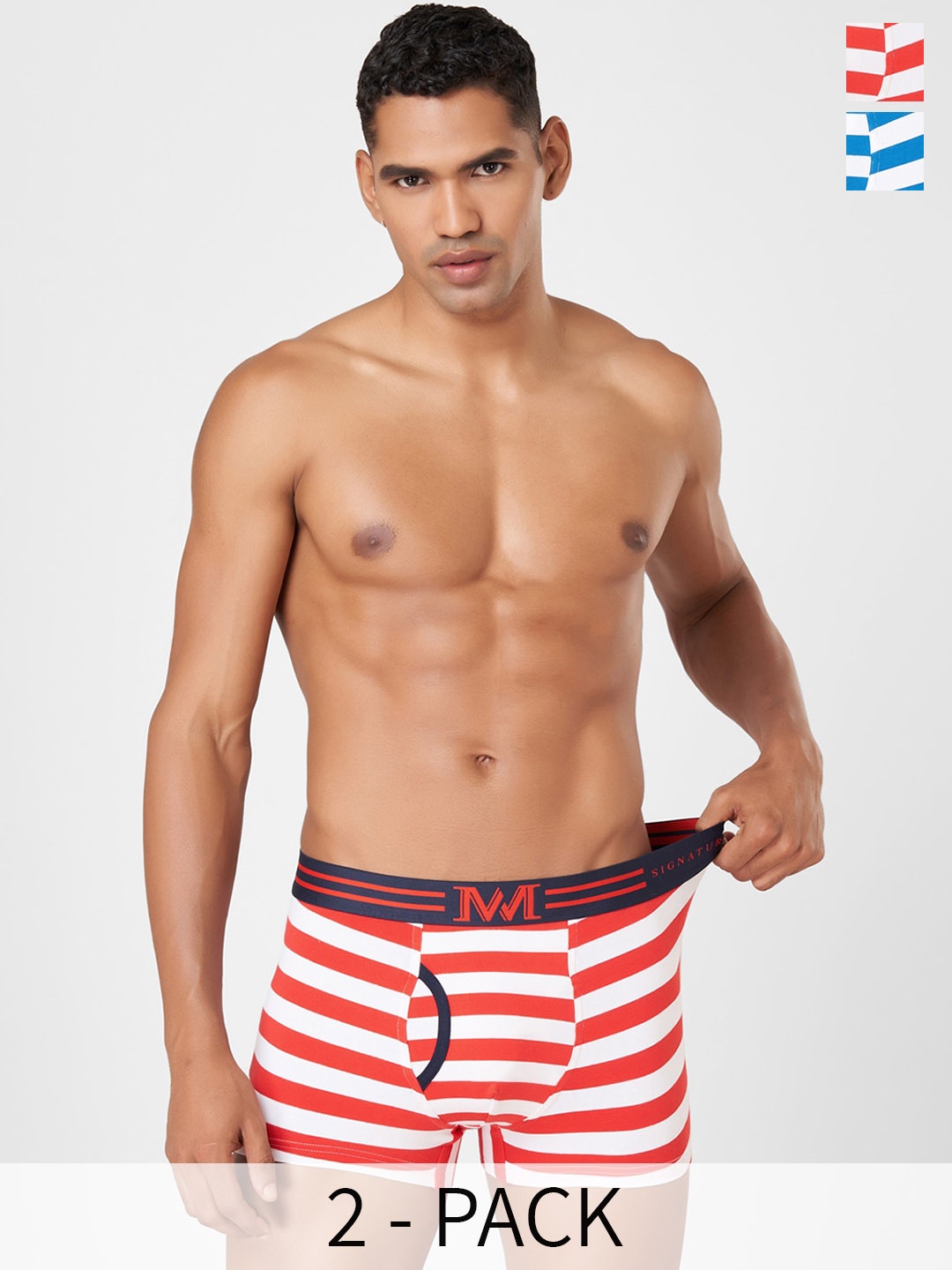 

Macroman M-Series Pack Of 2 Trunks 8903978418254, Red