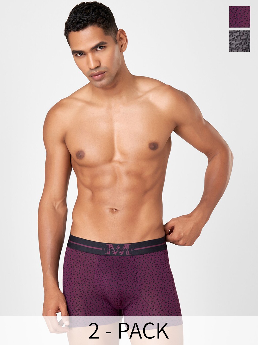 

Macroman M-Series Pack Of 2 Trunks 8905284075541, Purple