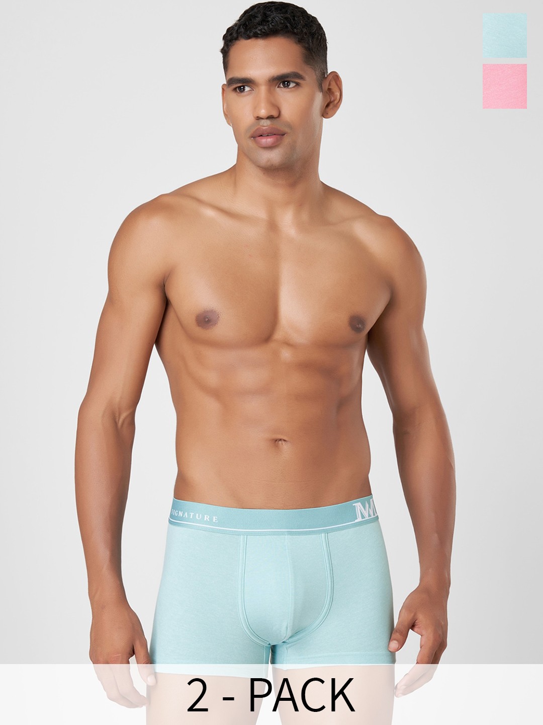 

Macroman M-Series MW Signature Collection By Rohit Bal Pack Of 2 Trunks 8903978418902, Blue