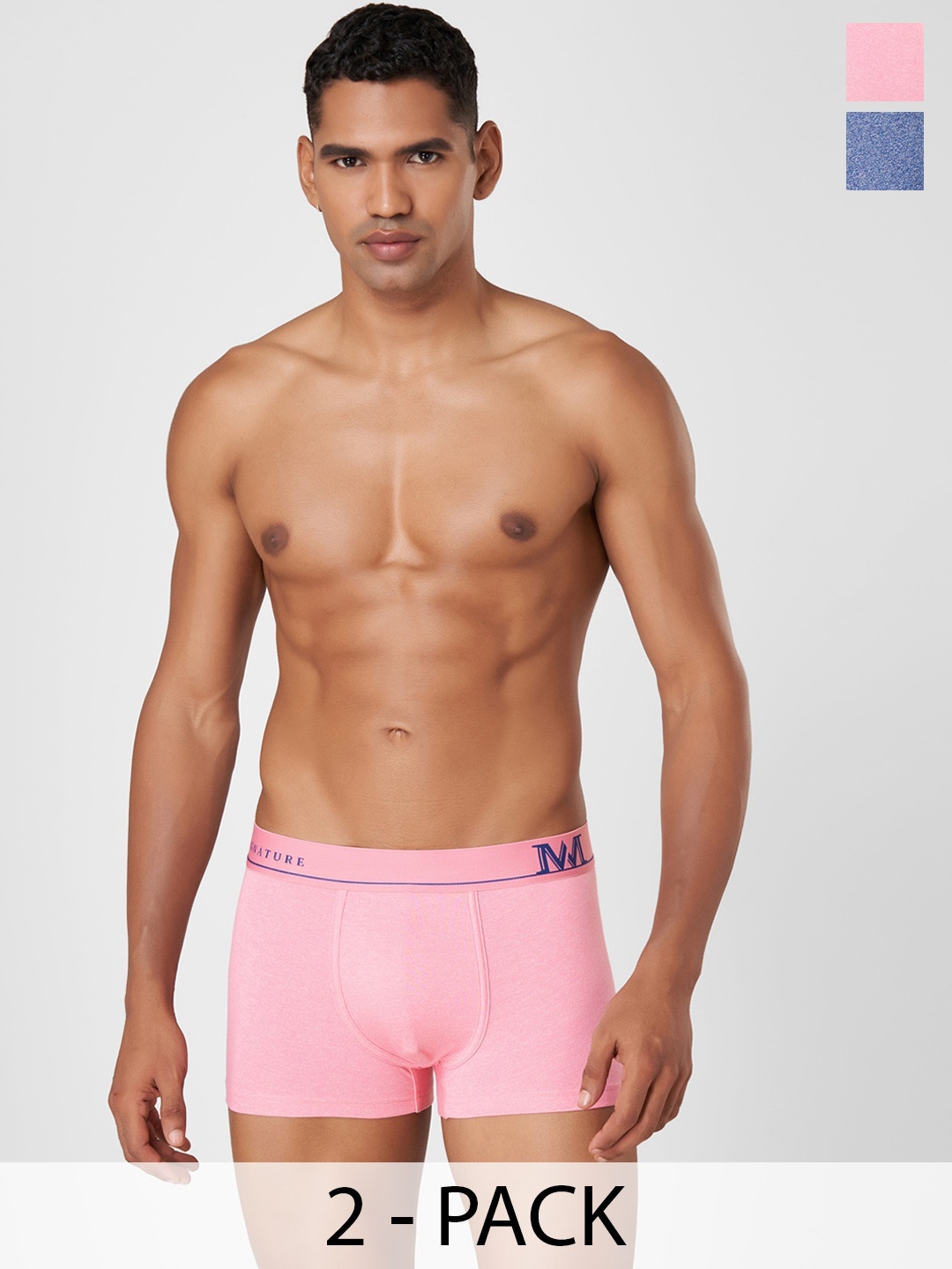 

Macroman M-Series MW Signature Collection By Rohit Bal Pack Of 2 Trunks 8903978418858, Pink