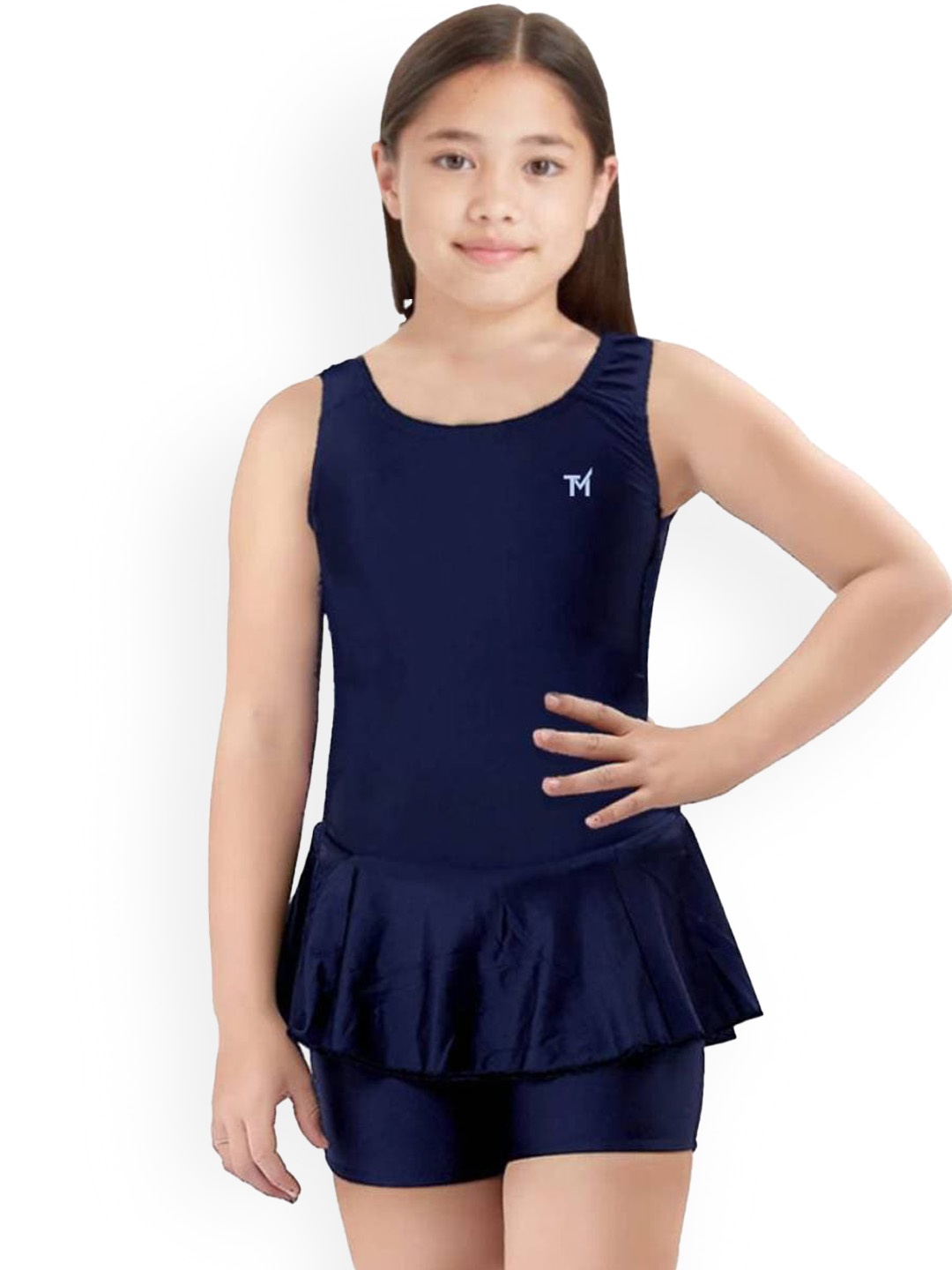 

Jaamso Royals Girls Swimming Dress, Blue