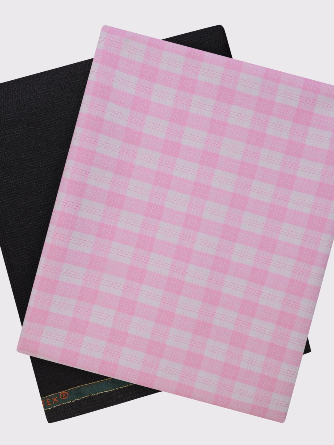 

Maharaja Men Checked Shirt and Trousers Clothing Fabric, Pink