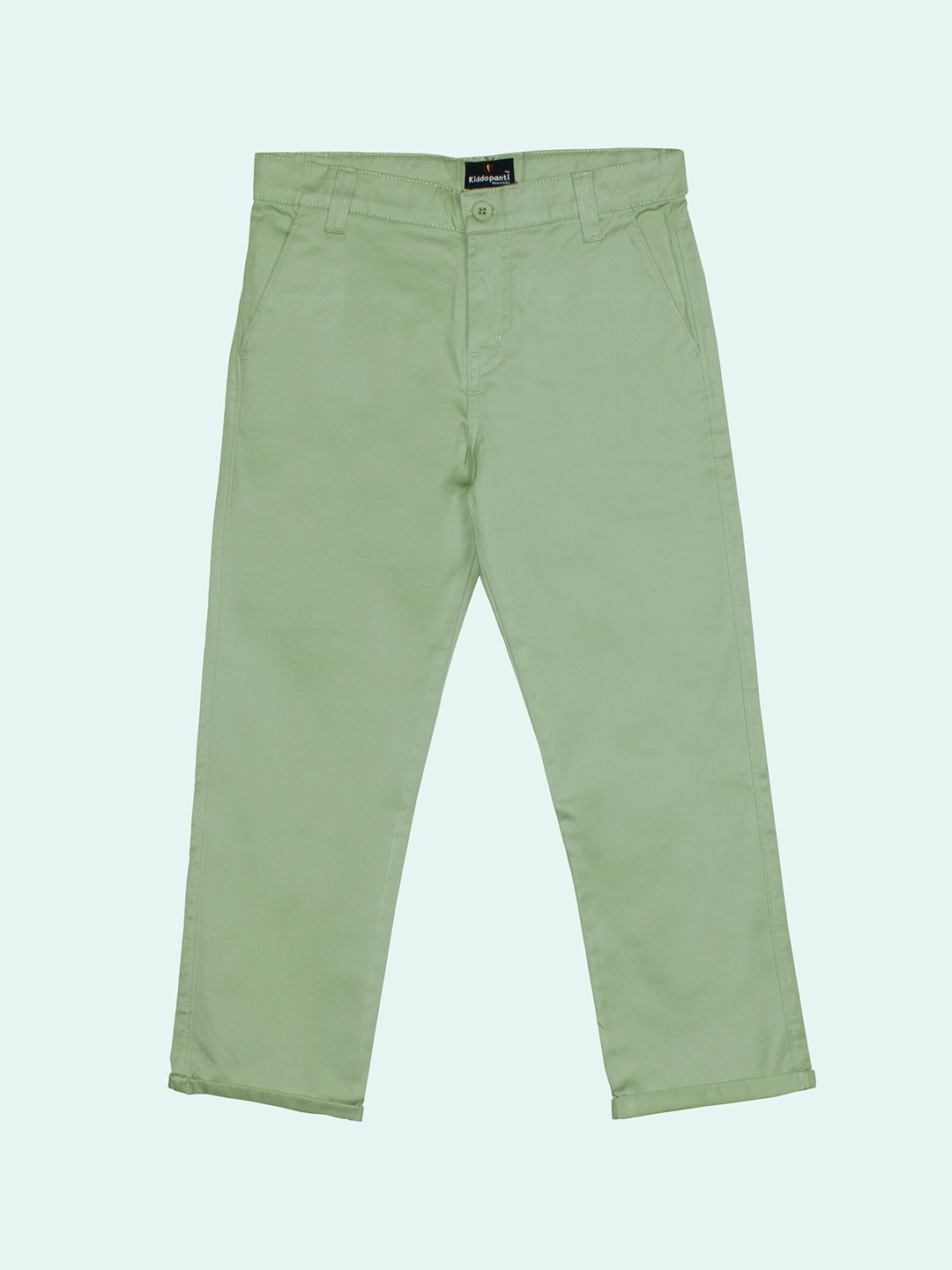 

KiddoPanti Boys Cotton Chinos Trousers, Green