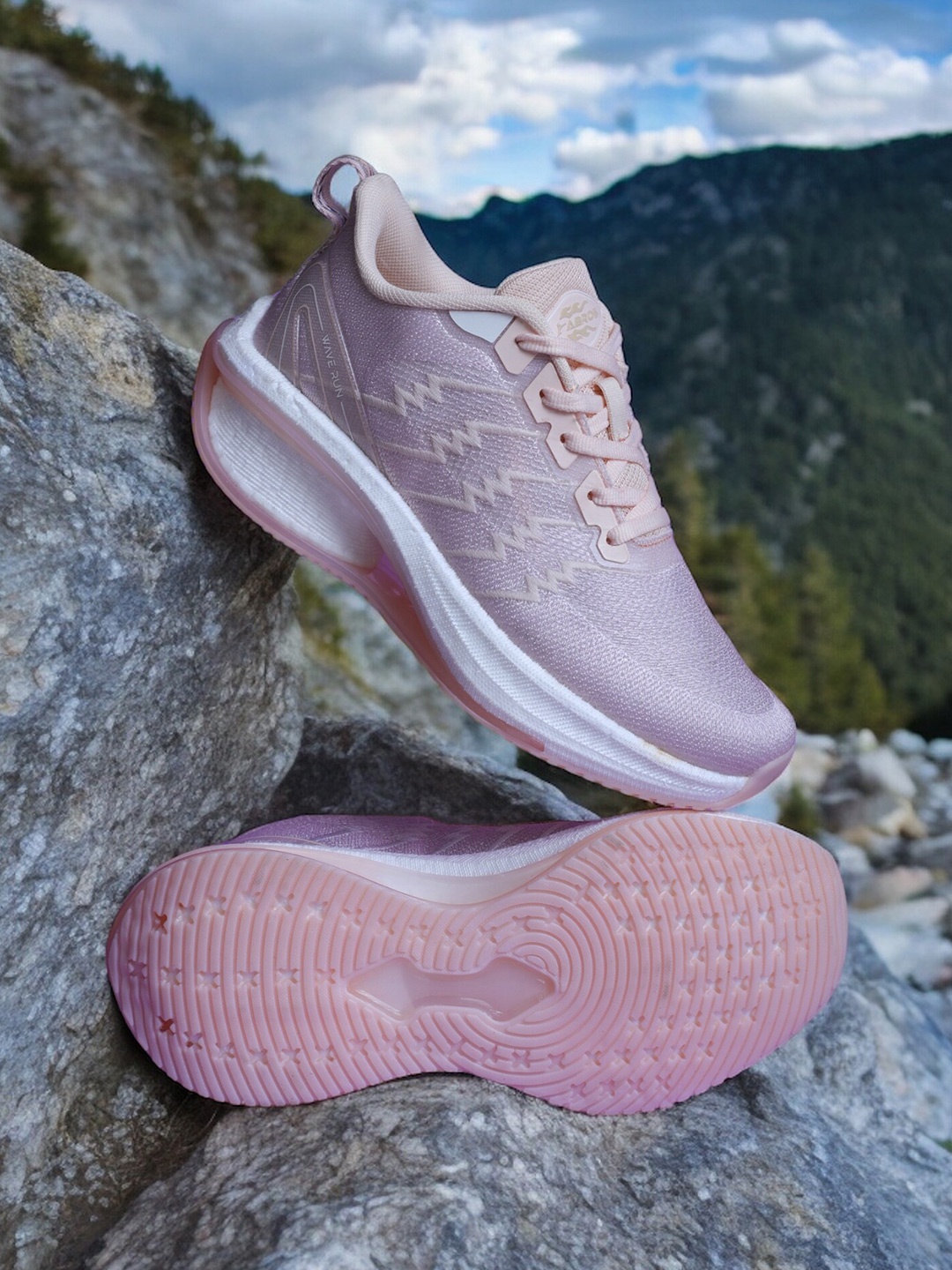

ABROS Women Running Shoes, Off white