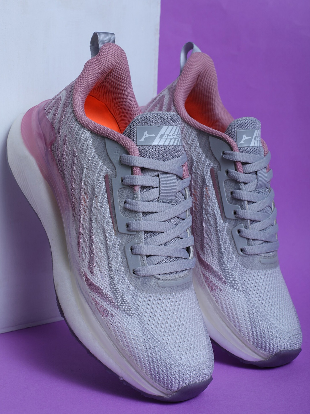 

ABROS Women Running Shoes, Grey