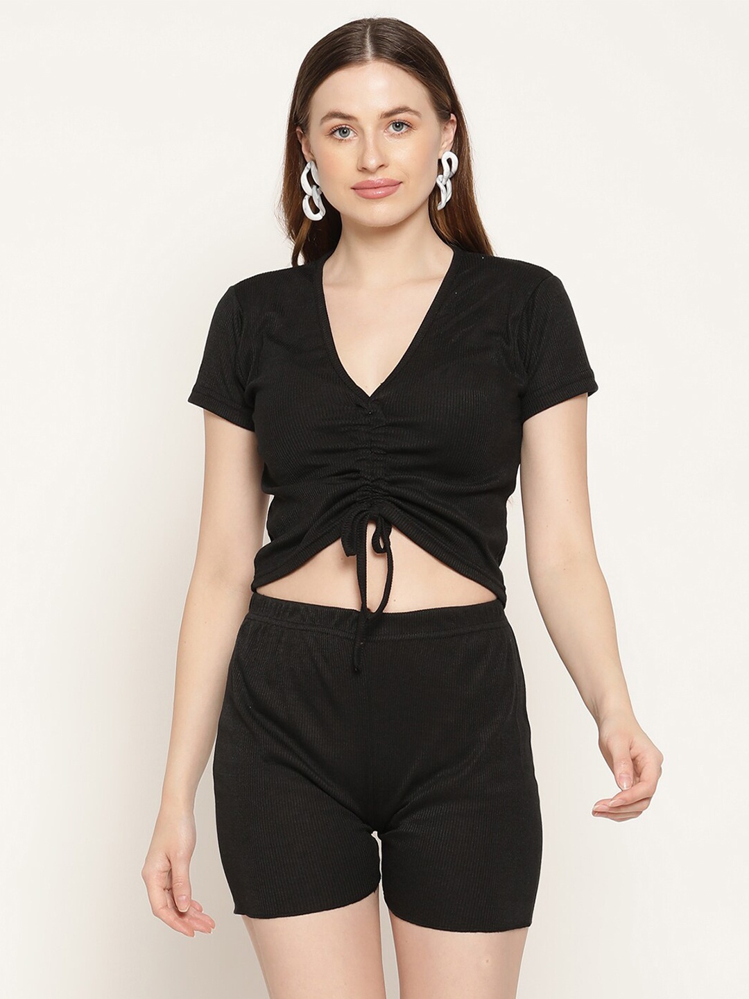 

Miaz Lifestyle Bodycon Mini Dress, Black