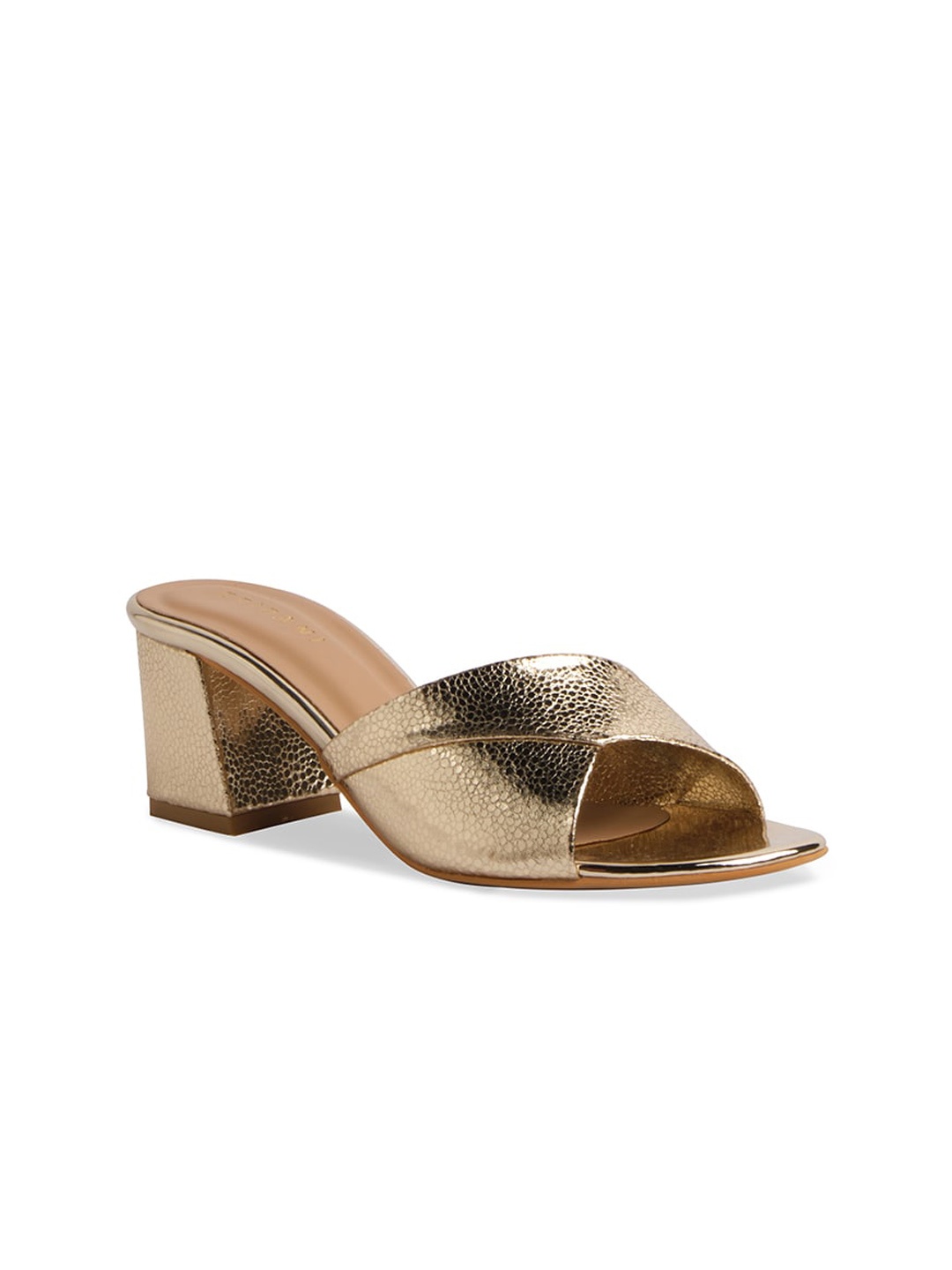 

ERIDANI Veroni Slip-on Heels, Gold