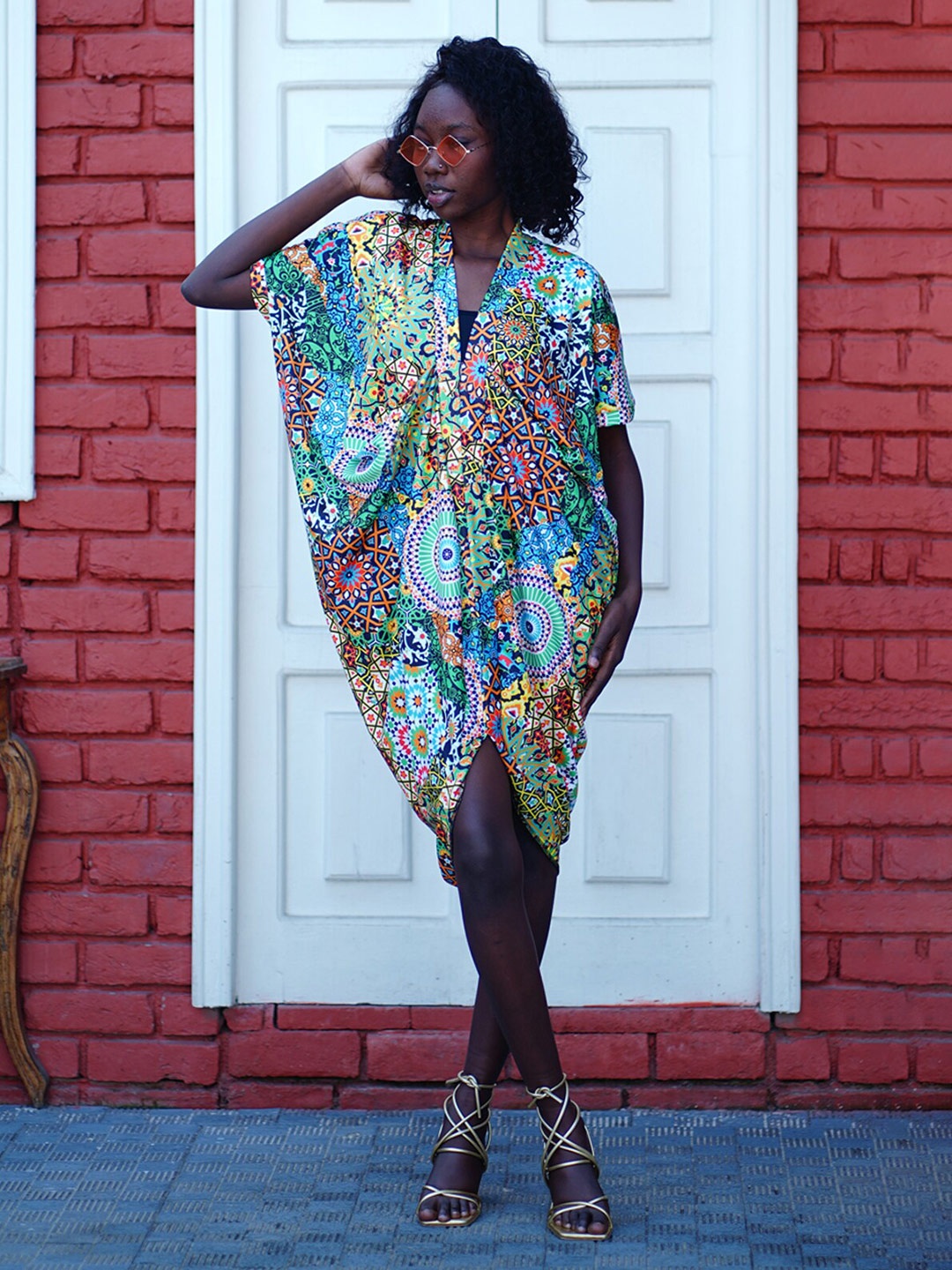

Rajoria Instyle Floral Print A-Line Dress, Multi