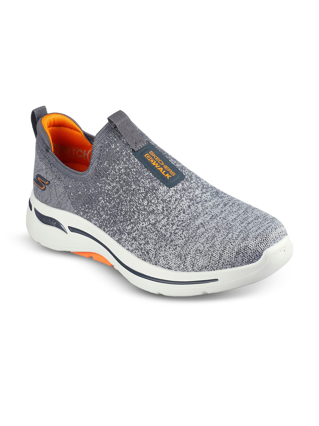 

Skechers Men GO WALK ARCH FIT-LINEAR AXIS Walking Shoes, Charcoal