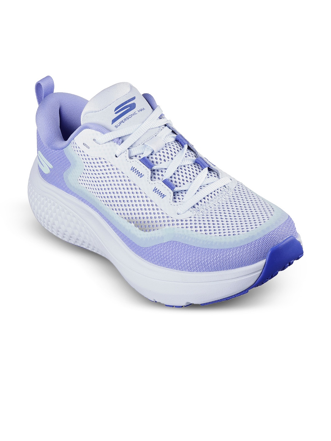 

Skechers Women GO RUN SUPERSONIC MAX Running Shoes, Lavender