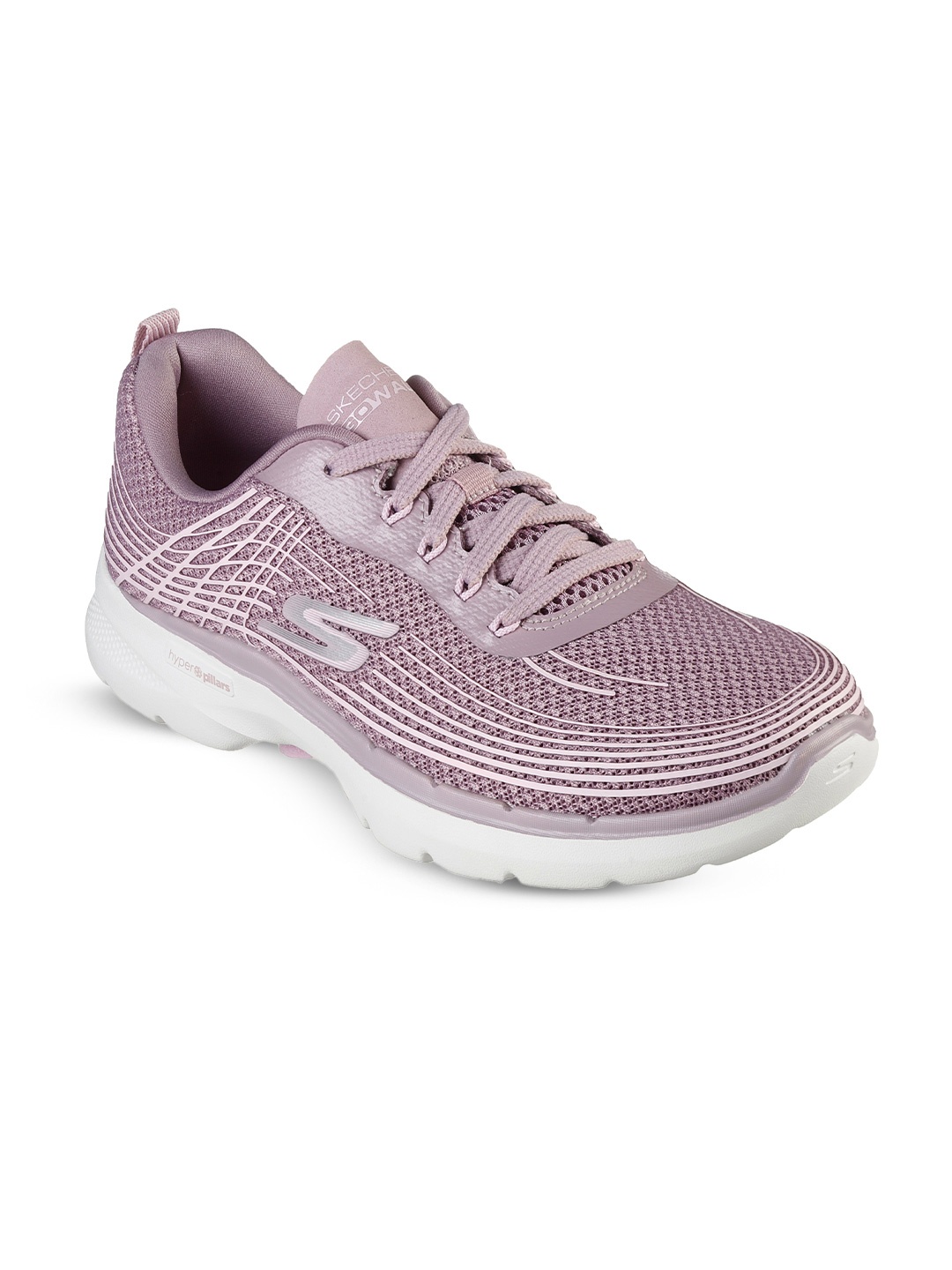 

Skechers Women GO WALK 6 - STUNNING GLOW Walking Shoes, Pink