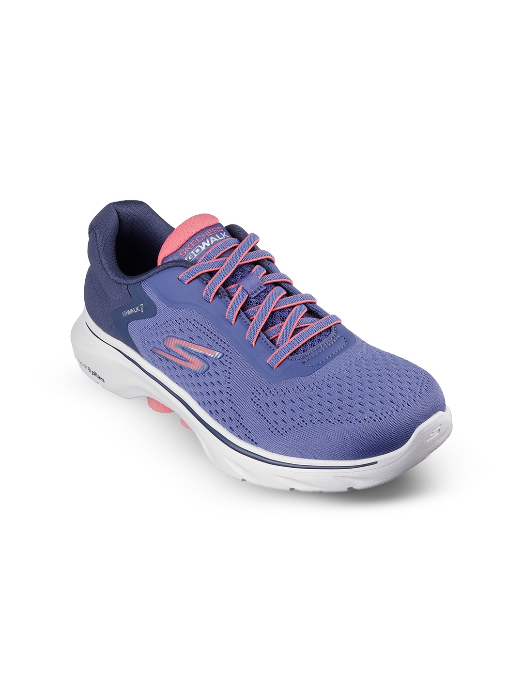 

Skechers Women GO WALK 7 - COSMIC WAVES Shoes, Navy blue
