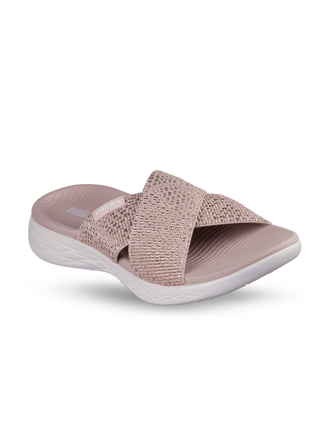 

Skechers Women ON-THE-GO 600 - GLISTENING Flip Flops, Rose gold