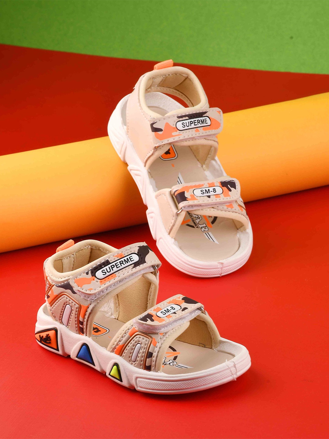 

KATS Kids Sports Sandals, Cream
