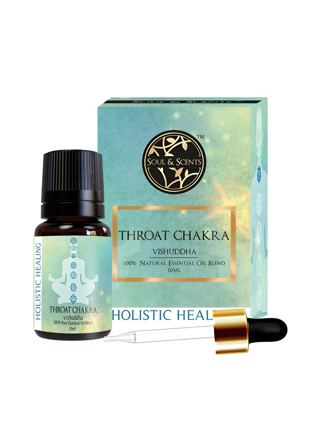 

SOUL & SCENTS Blue Throat Chakra Synergistic Aroma Oil 10 ml