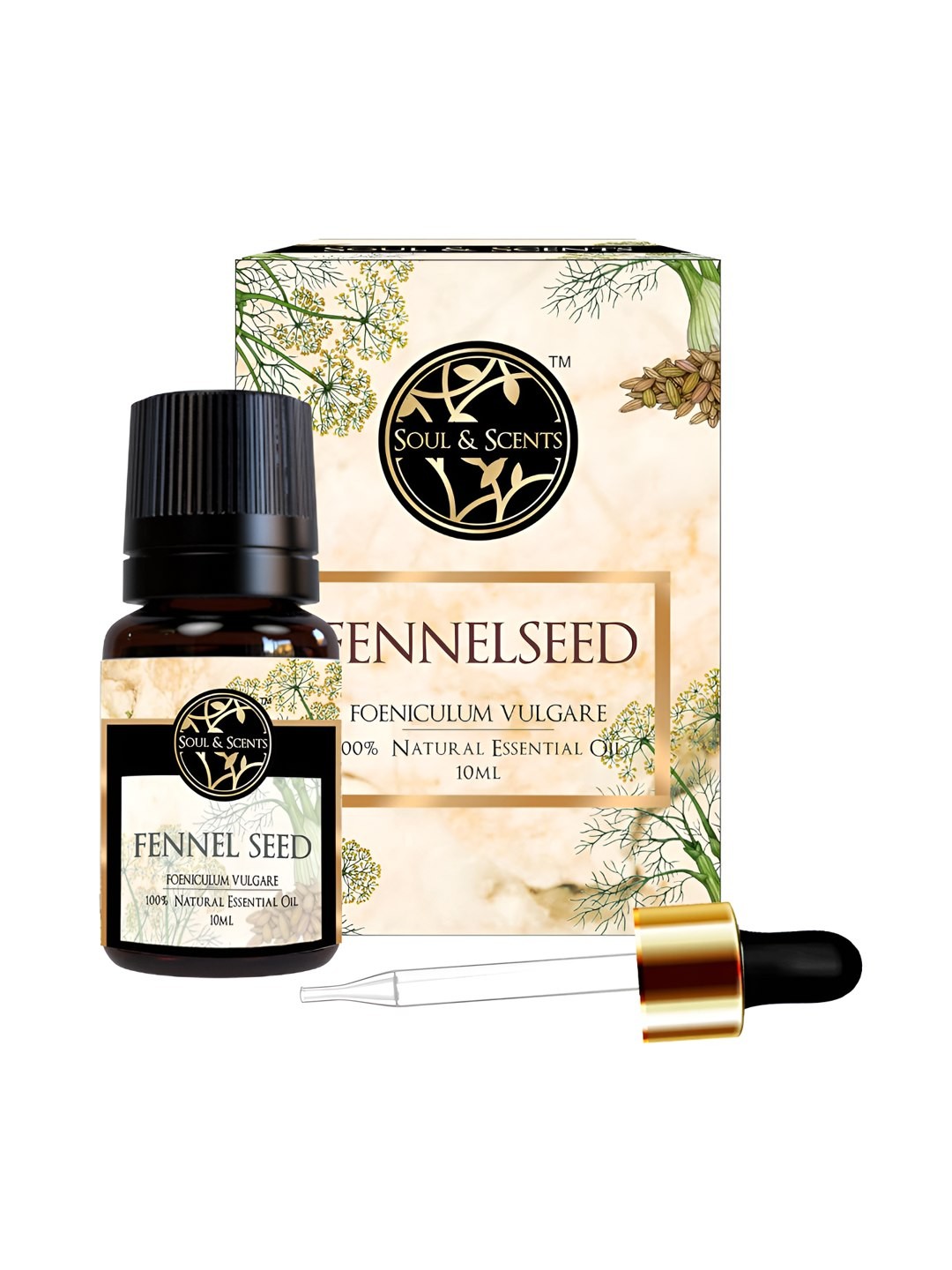 

SOUL & SCENTS Beige Natural Fennel Seed Essential Oil 10 ml