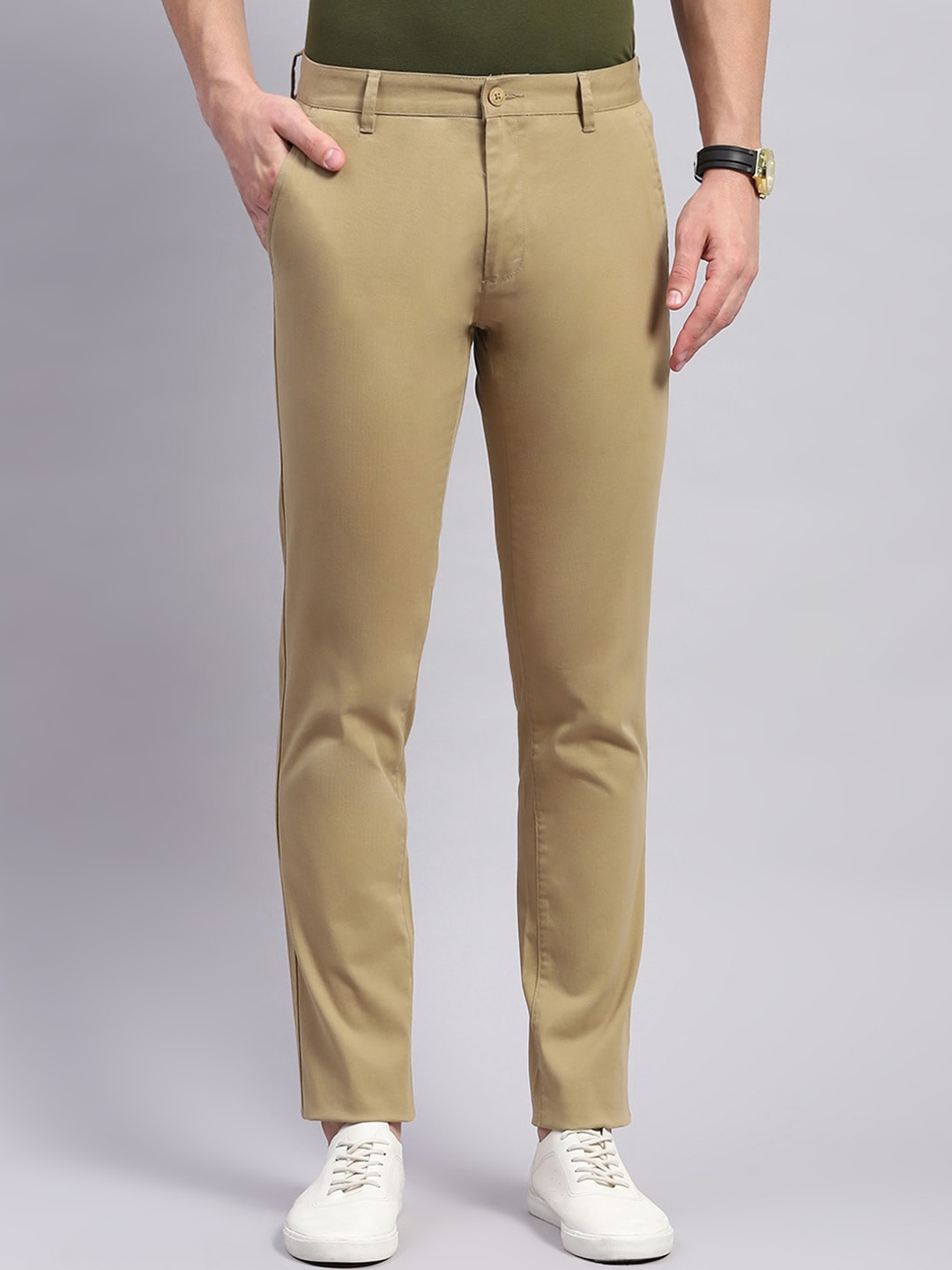 

Monte Carlo Men Chinos Regular Fit Trouser, Khaki