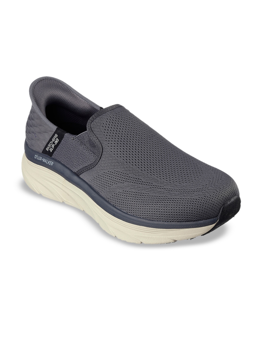 

Skechers Men SLIP-INS RF: D'LUX WALKER - ORFORD Slip-On Sneakers, Charcoal