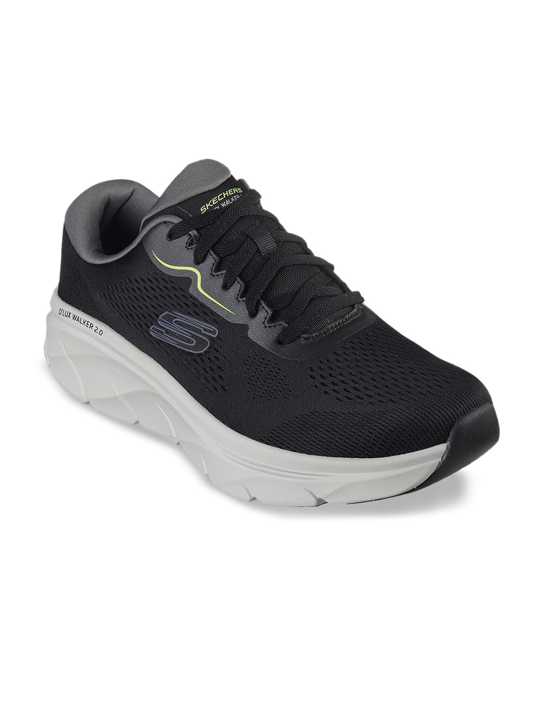 

Skechers Men D'Lux Walker 2.0 - Swave Sneakers, Black