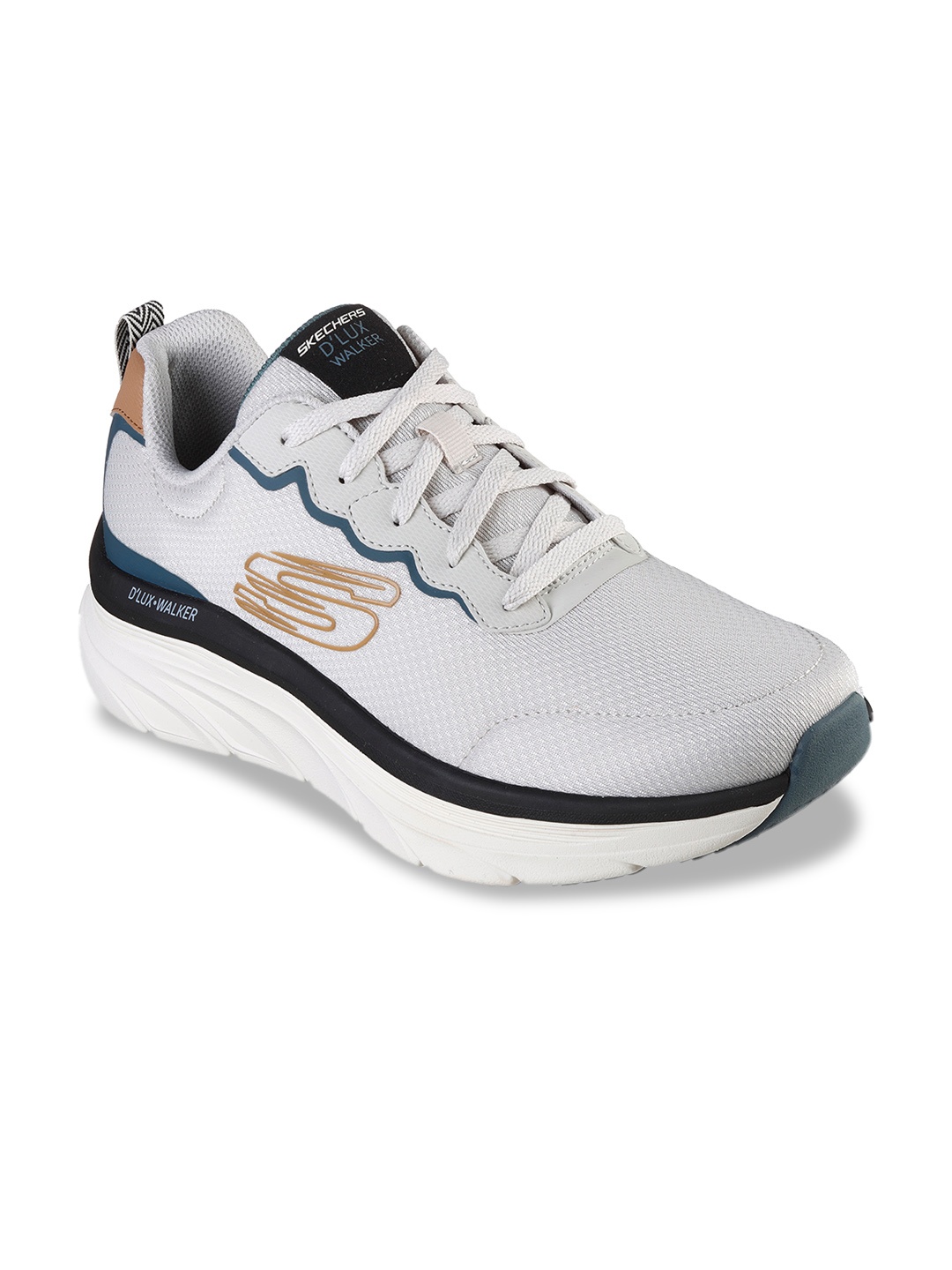 

Skechers Men D'LUX WALKER - SCRAMBLER Sneakers, Off white