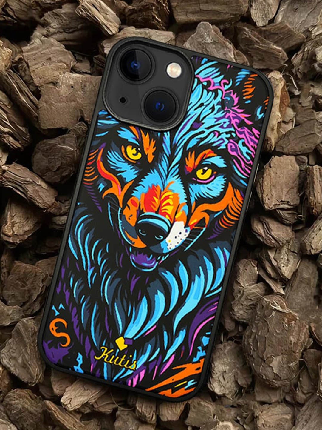 

TREEMODA Graphic Printed iPhone 15 Plus Back Case Mobile Accessories, Black