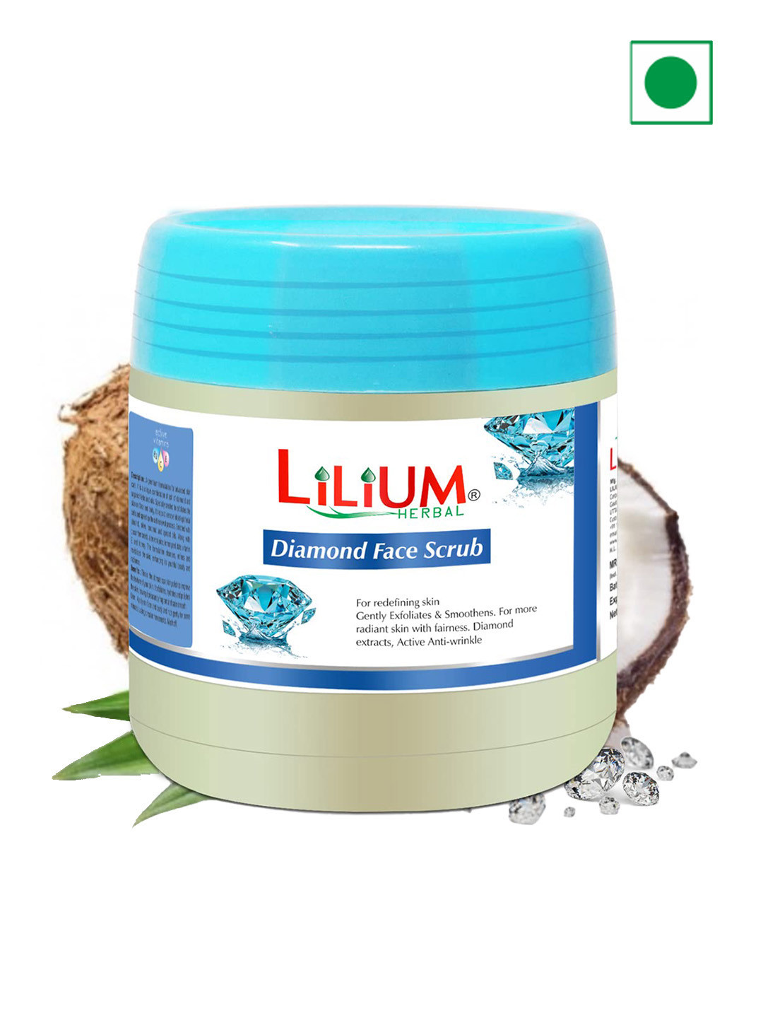 

Lilium Diamond Face Scrub For Anti Wrinkle - 500ml, Nude