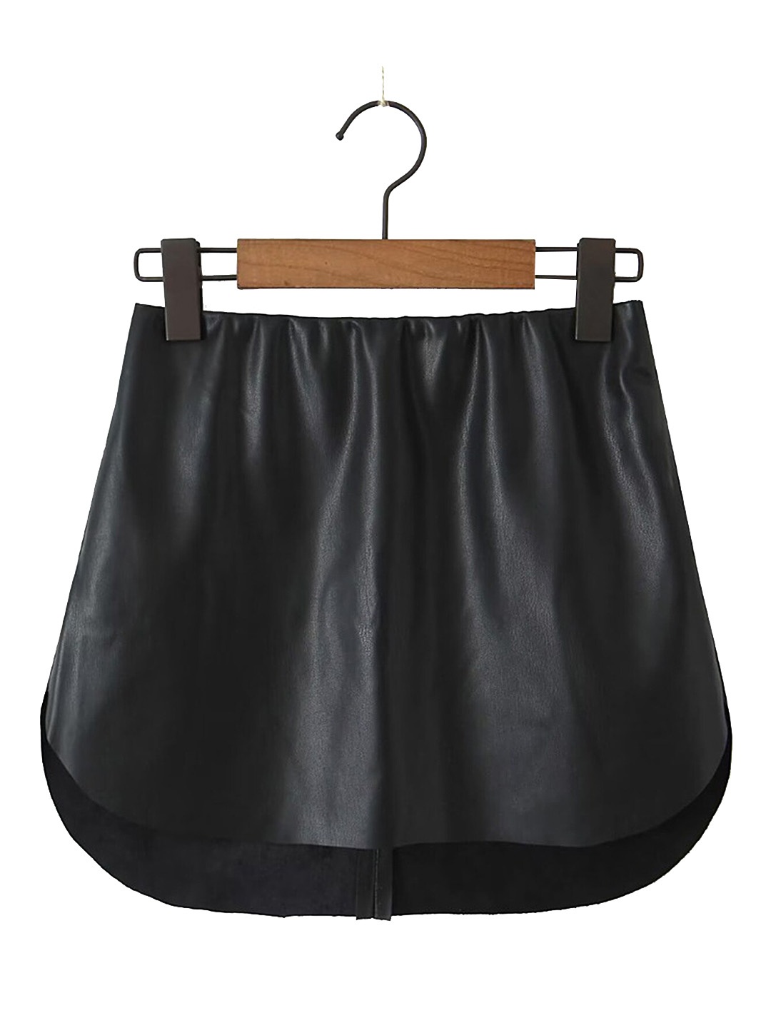 

LULU & SKY A-Line Mini Skirt, Black