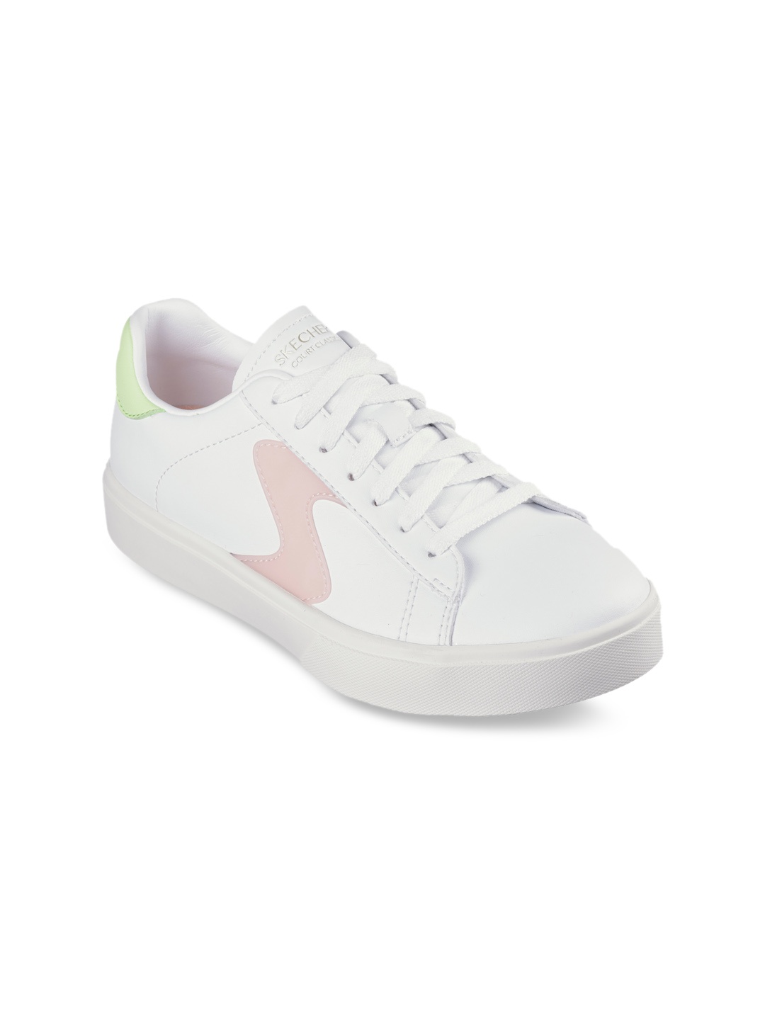 

Skechers Women EDEN LX-TOP GRADE Lace-Up Sneakers, White