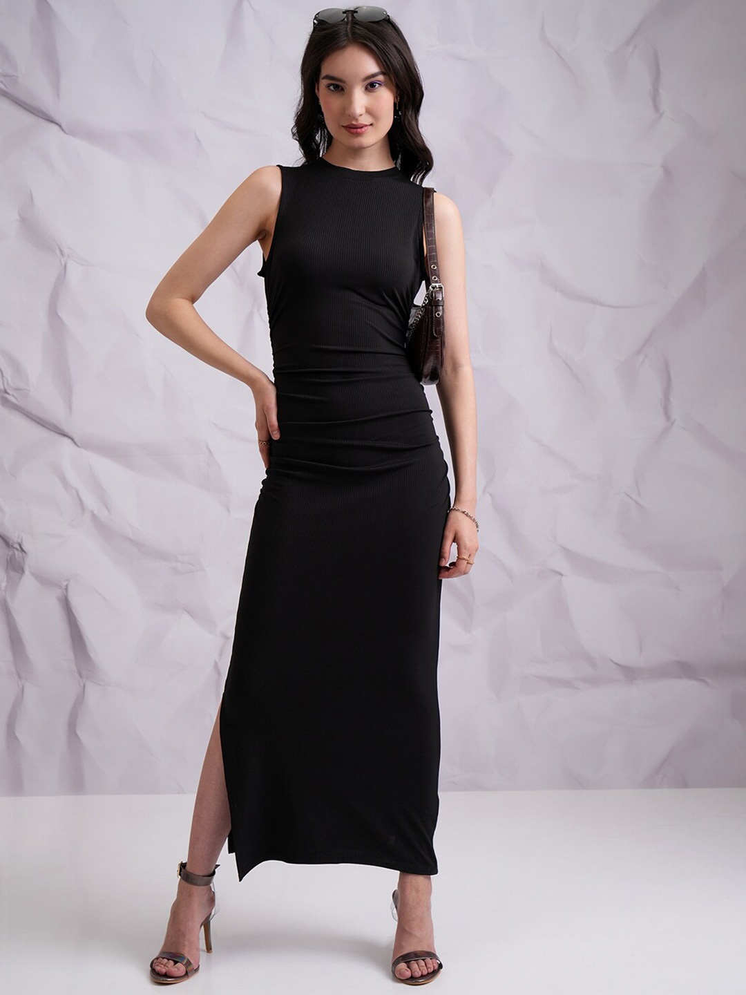 

Tokyo Talkies Sleeveless Sheath Dress, Black