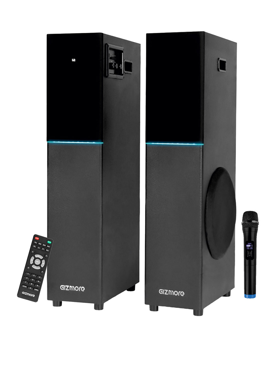 

GIZMORE DT11500 120W Dual Tower Speaker, Black