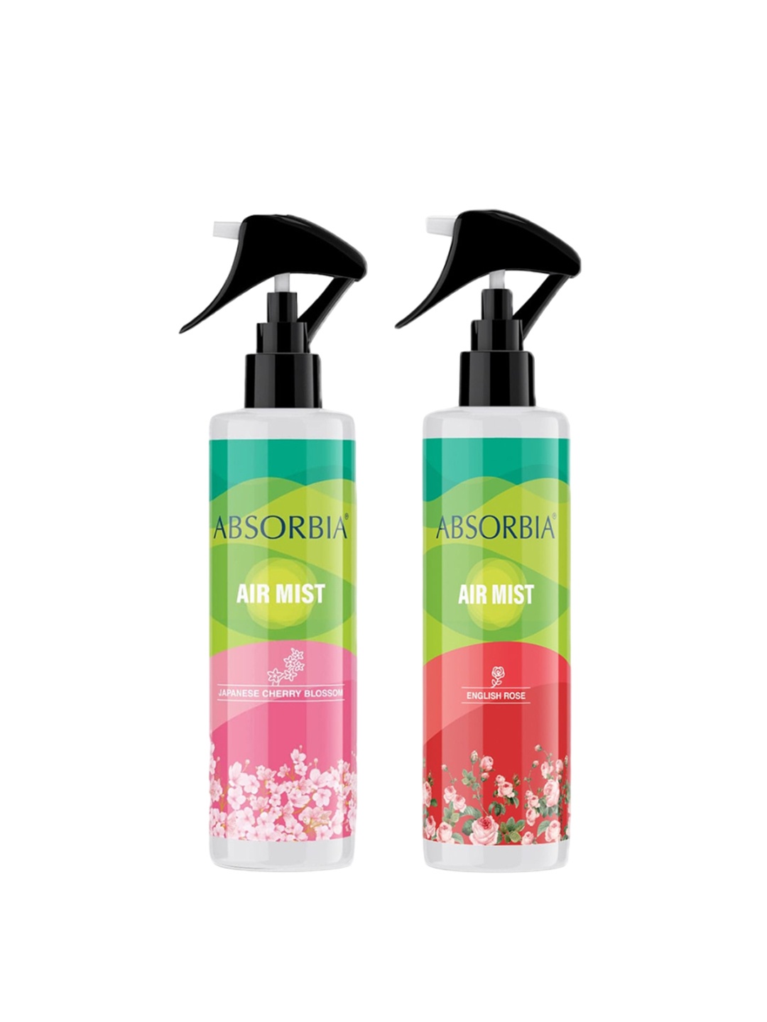 

Absorbia 2-Pcs Pink Cherry Blossom & English Rose Room Freshener 200 ml Each