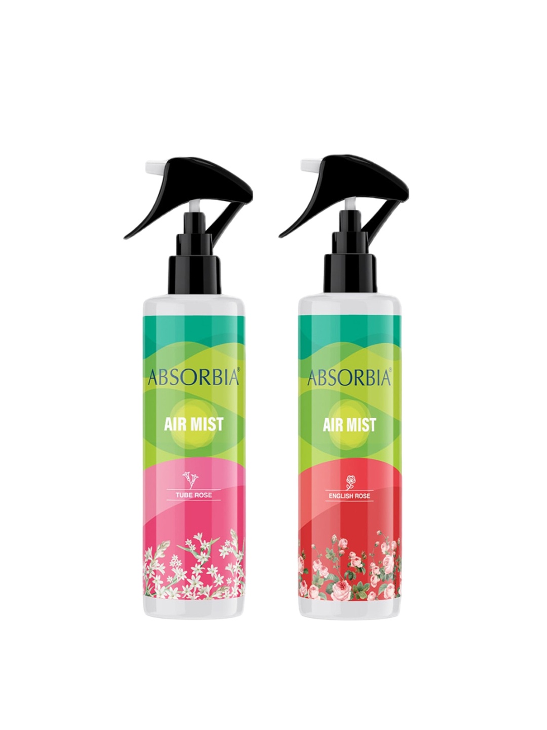 

Absorbia Pink 2 Pcs Tube Rose & English Rose Fragrance Air Freshener 200 ml