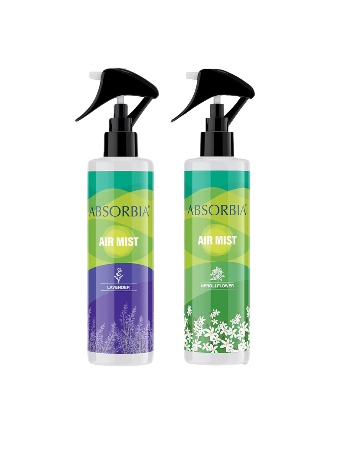 

Absorbia 2-Pcs Lavender & Neroli Flower Fragrance Room Freshener Spray 200 ml
