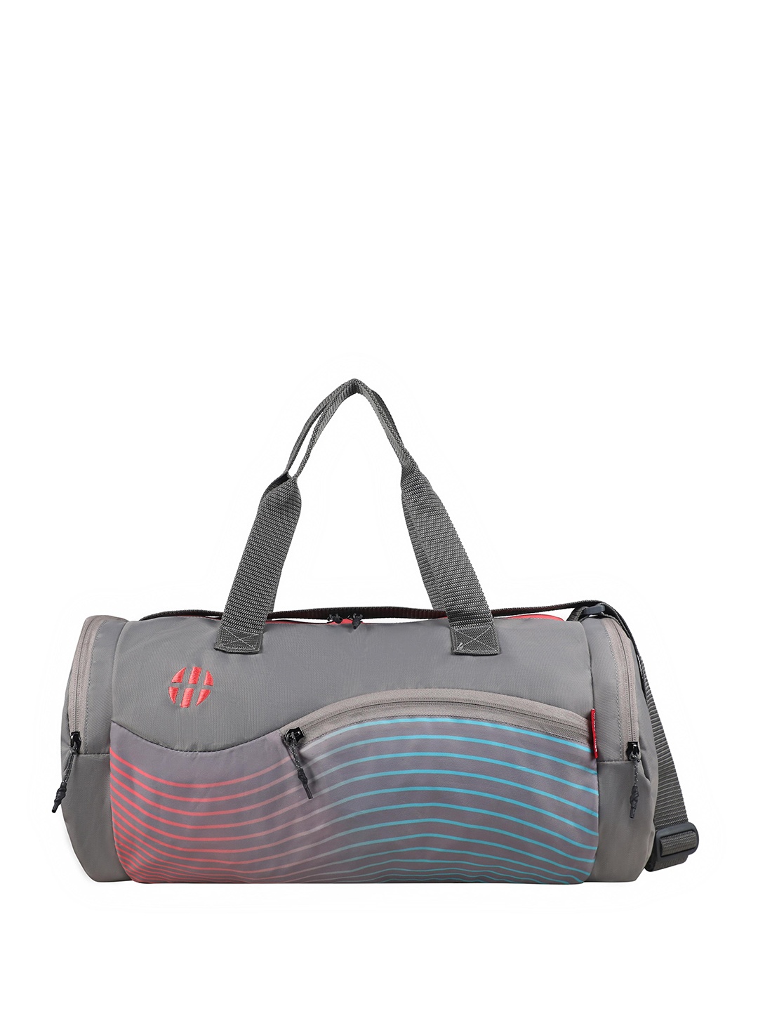 

Harissons Speedon Printed Medium Foldable Sports or Gym Duffel Bag, Grey