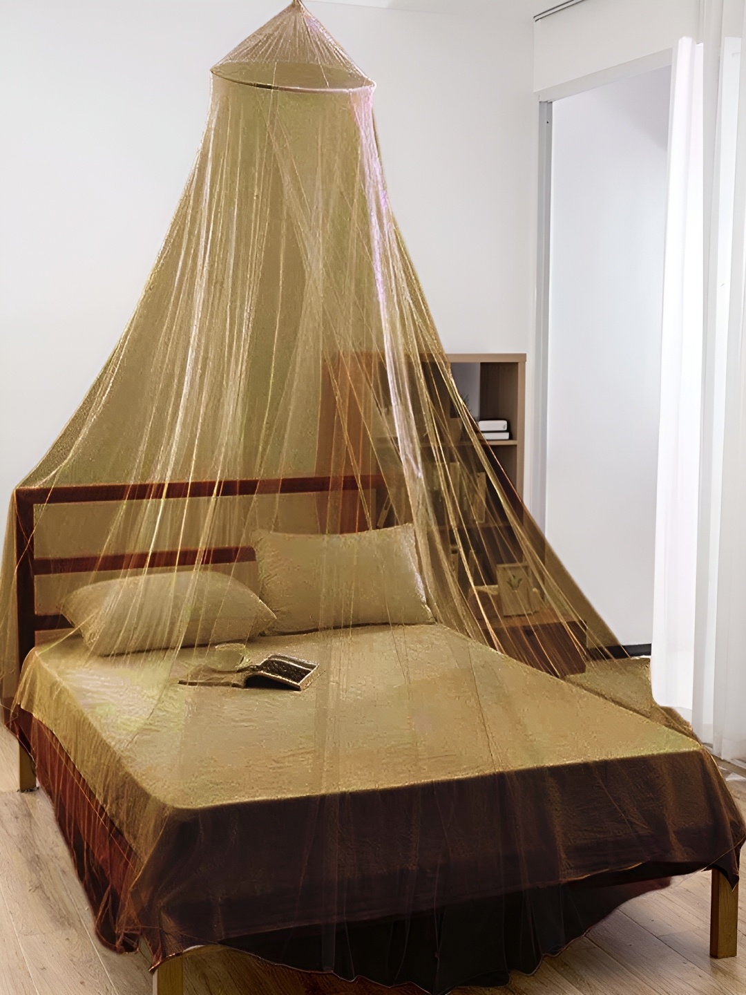 

MARUTI ENTERPRISE Khaki King Size Hanging Mosquito Net