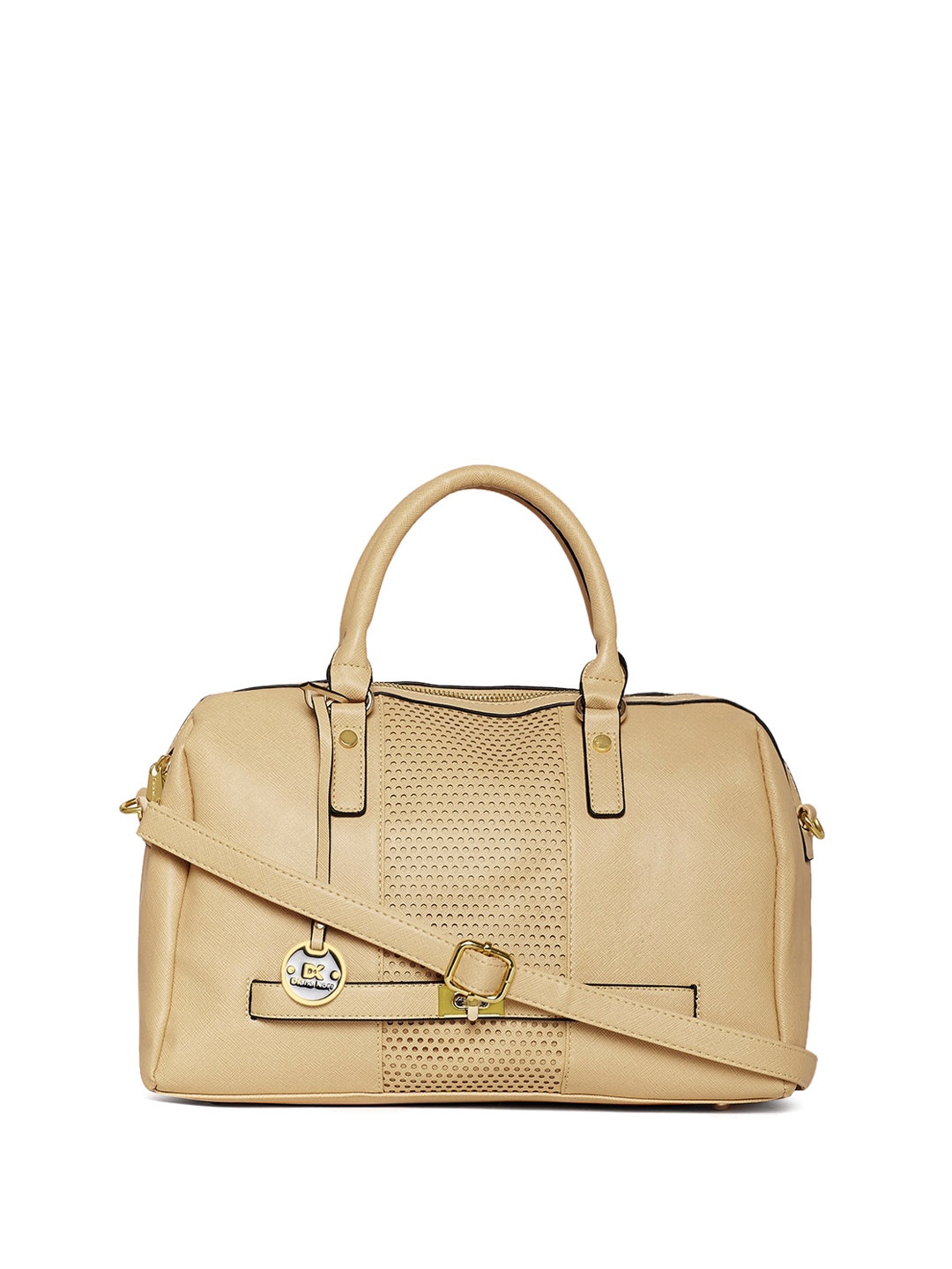 

Diana Korr Textured Structured Handheld Bag, Beige